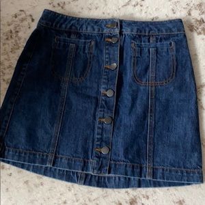 Denim skirt